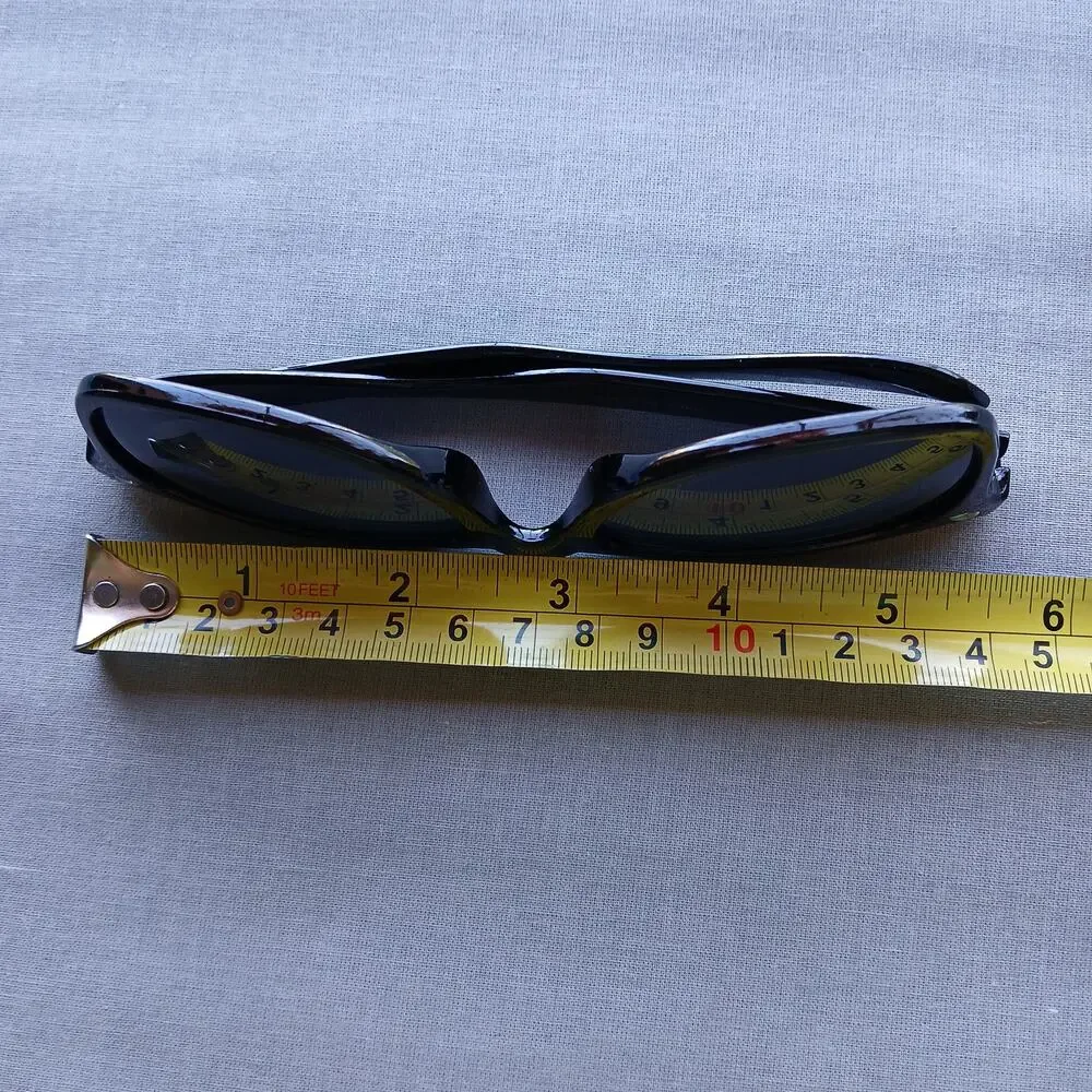 Classic Black Sunglasses OSFM adult sized simple unisex retro 80s 90s Y2K